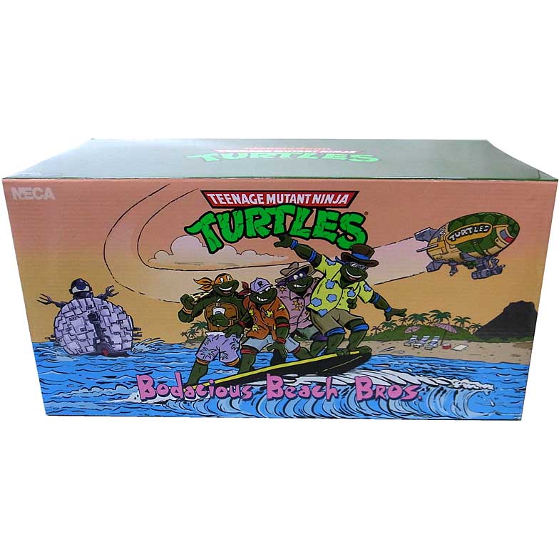 NECAコミコン限定タートルズ-Beach Bros.4-Pack