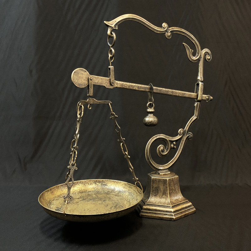 おしゃれなインテリアオブジェ/真鍮天秤｜広島の輸入家具『アサヒ家具