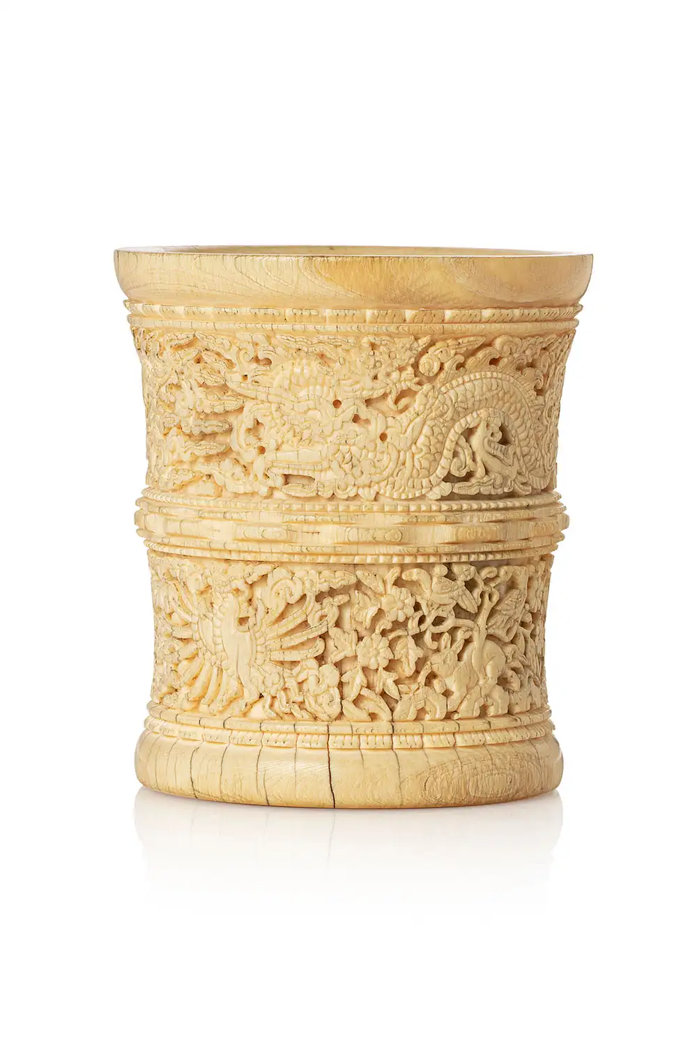 鳳】中国古玩 中国美術 時大彬 山雲刻 朱泥 漢詩 筆筒 検：