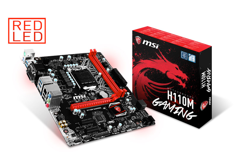 H110M GAMING | MSI マザーボード Intel H110チップセット | 株式会社