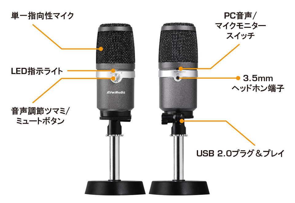 AM310シリーズ | AVerMedia マイク | 株式会社アスク