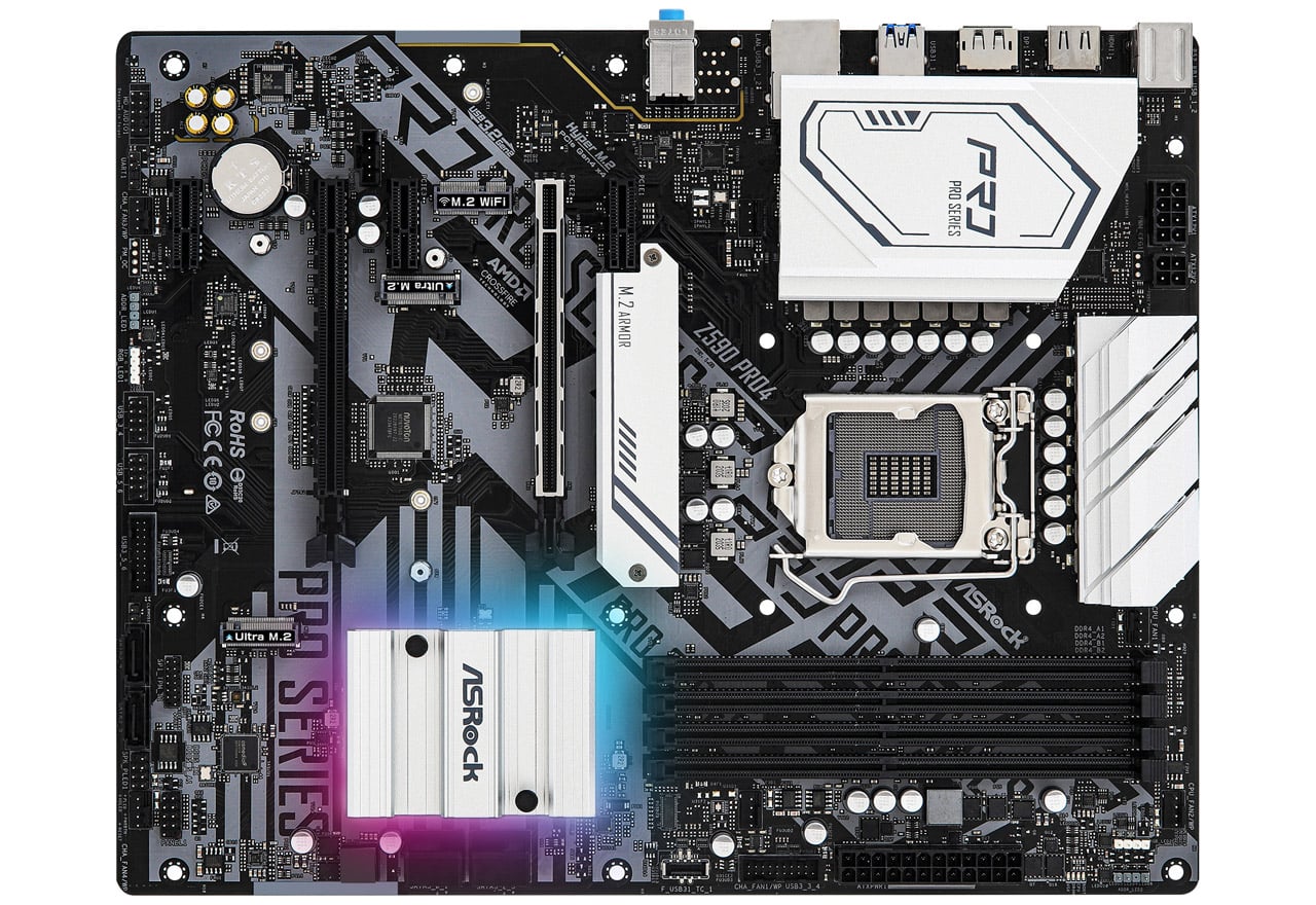 Z590 Pro4 | ASRock マザーボード Intel Z590チップセット | 株式会社