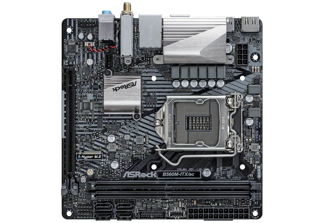 B560M-ITX/ac | ASRock マザーボード Intel B560チップセット | 株式