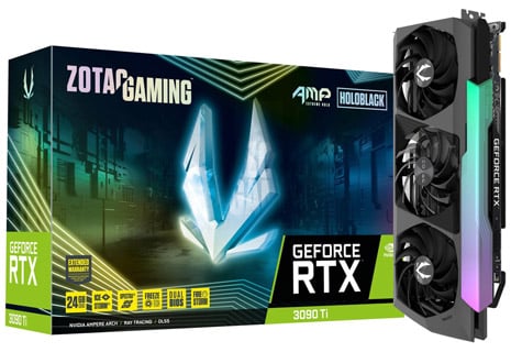 ZOTAC GAMING GeForce RTX 3090 Ti AMP Extreme Holo | ZOTAC NVIDIA