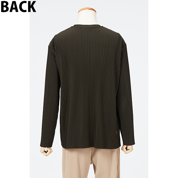 Layered Pleats Pullover / Khaki | Perfume Closet | A!SMART