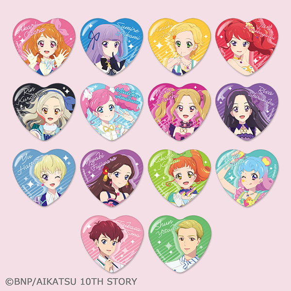 アイカツ 風沢そら 缶バッジ namco アイカツ オフィシャルショップ限定