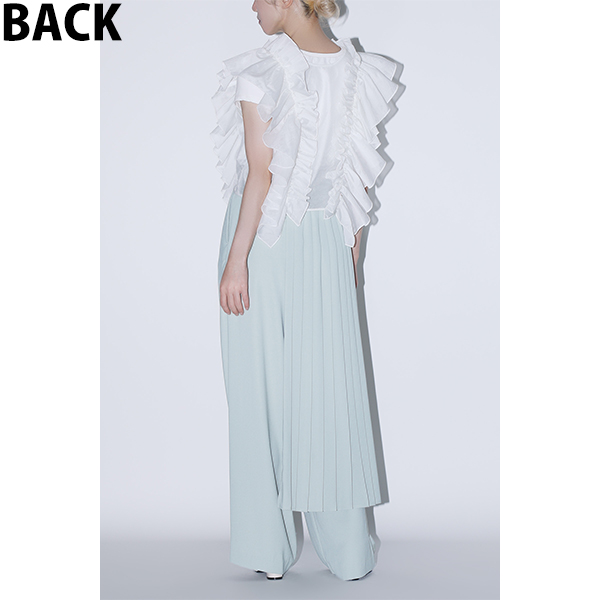 Layered Skirt Pants /Inspired by ネビュラロマンス /Green | Perfume