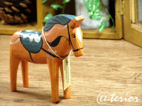 スウェーデン Nils Olsson ダーラナホース 13 体 馬 置物 土産