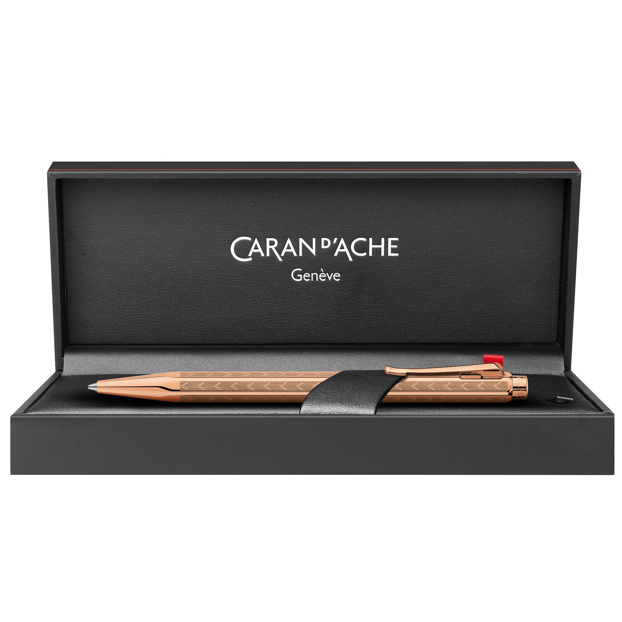 Caran d'Ache 849 Ecridor Gold Ballpoint Pen - Chevron Rose – Atlas