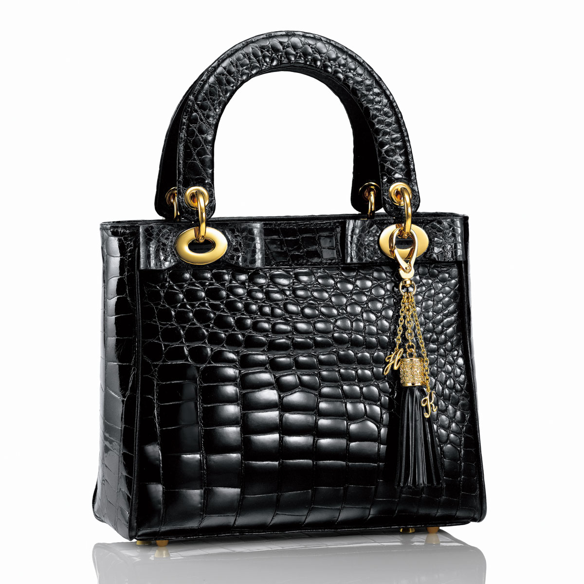 限定値下げ❗️キティカデナ付き❗️マットクロコダイルバッグ 限定