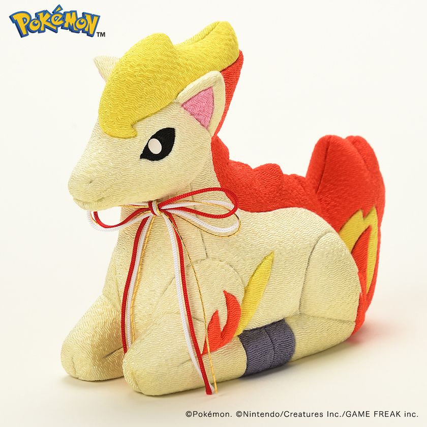 ポケモンの木目込人形「ポニータ」新登場 ― 真多呂人形が、伝統工芸の