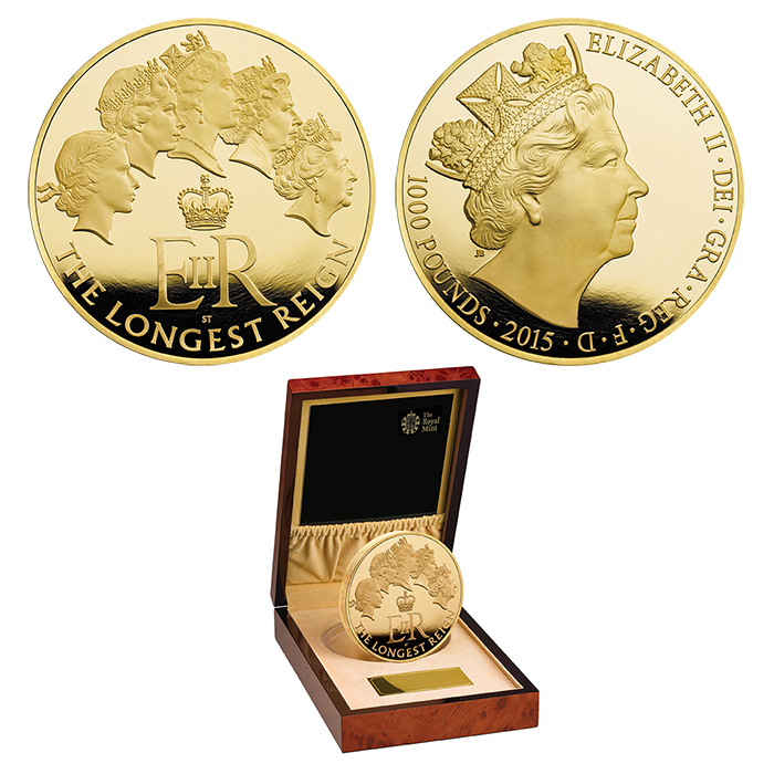 希少】2015年 エリザベス女王陛下 最長在位記念 記念 希少】2015年