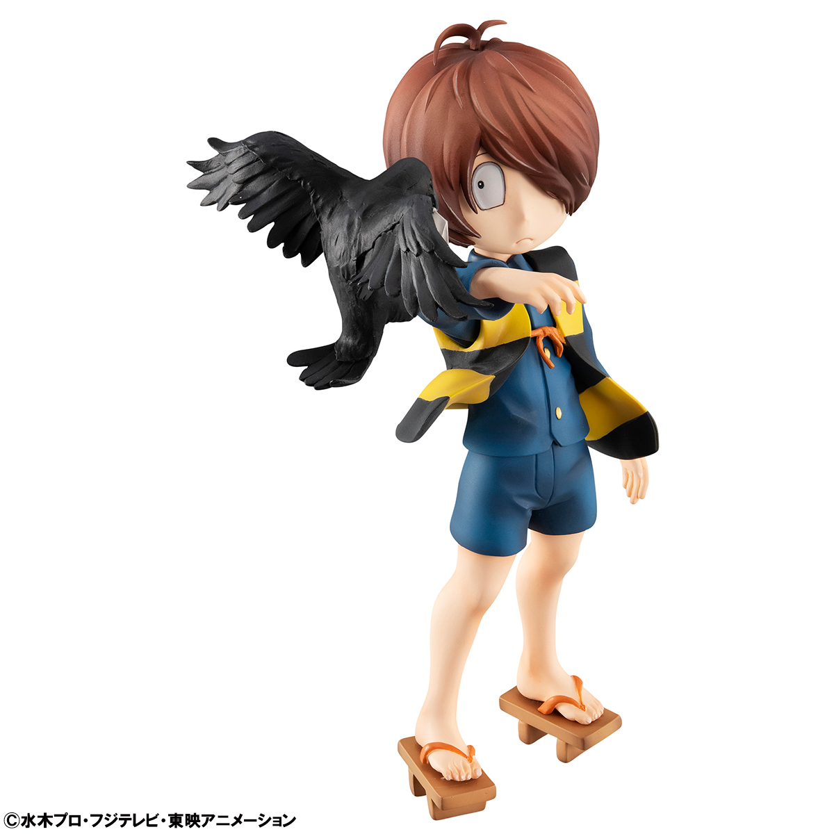 ゲゲゲの鬼太郎」の鬼太郎とねこ娘を 美麗な造形と彩色で立体化！すね