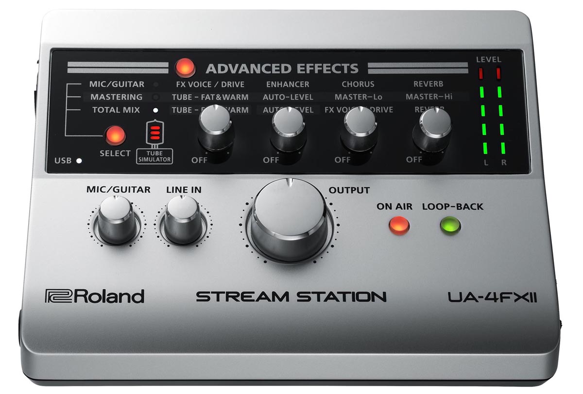 インターネット生放送向け オーディオ・インターフェースの新製品を