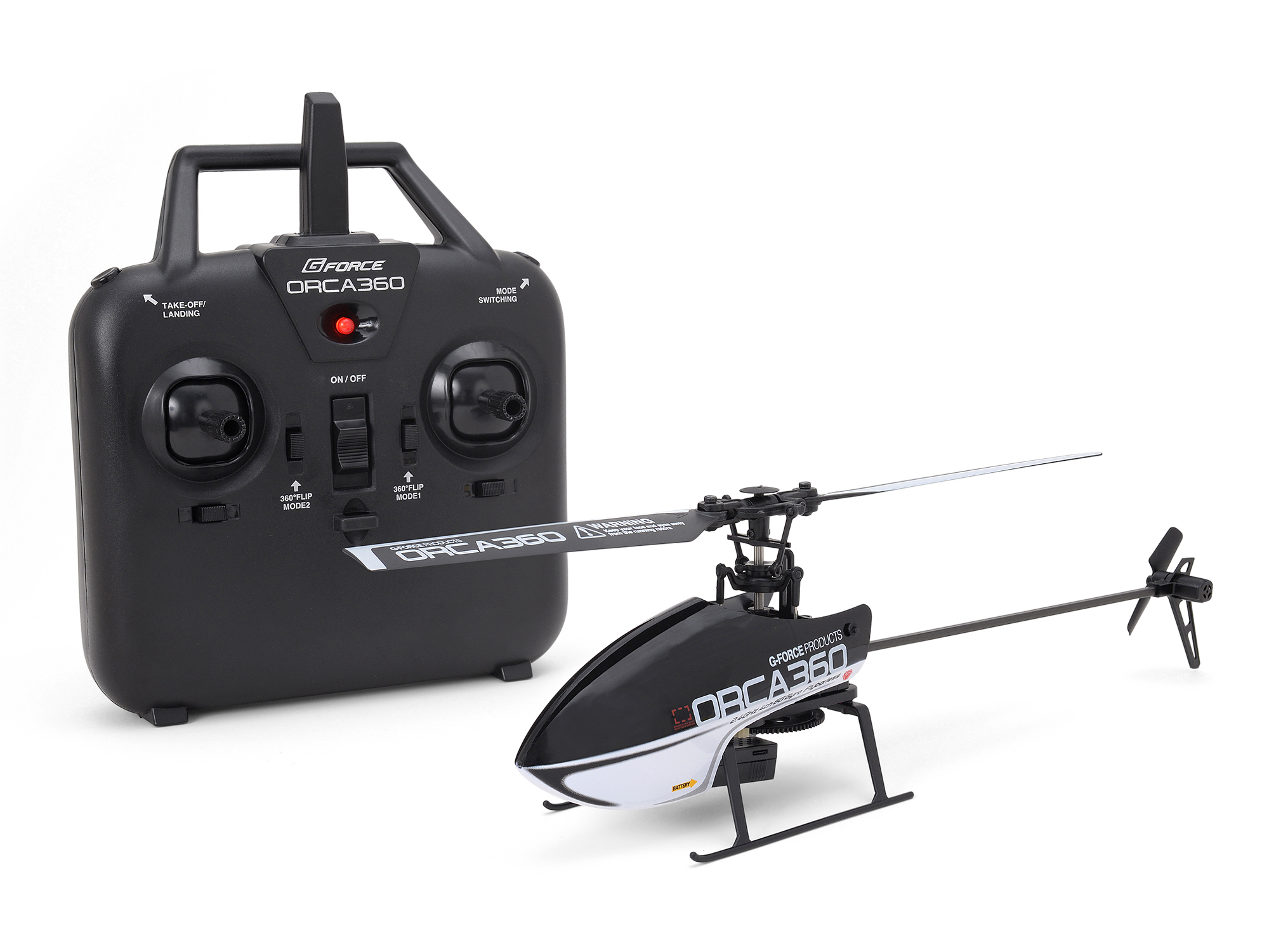 スリリングな宙返りが簡単に楽しめる 100g未満の本格RCヘリ「ORCA360