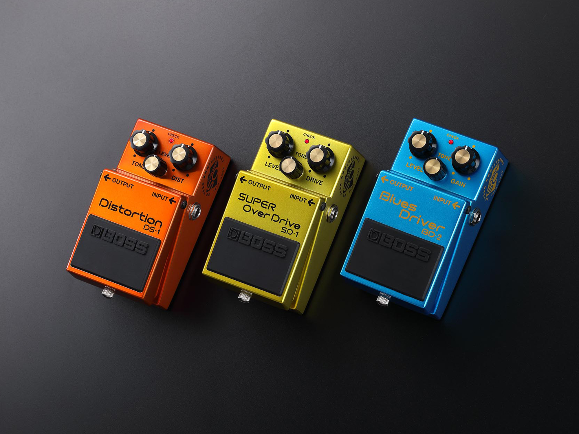 50th BOSS SD-1 新品未使用 BOSS SD-1-B50A 50th Anniversary Pedals