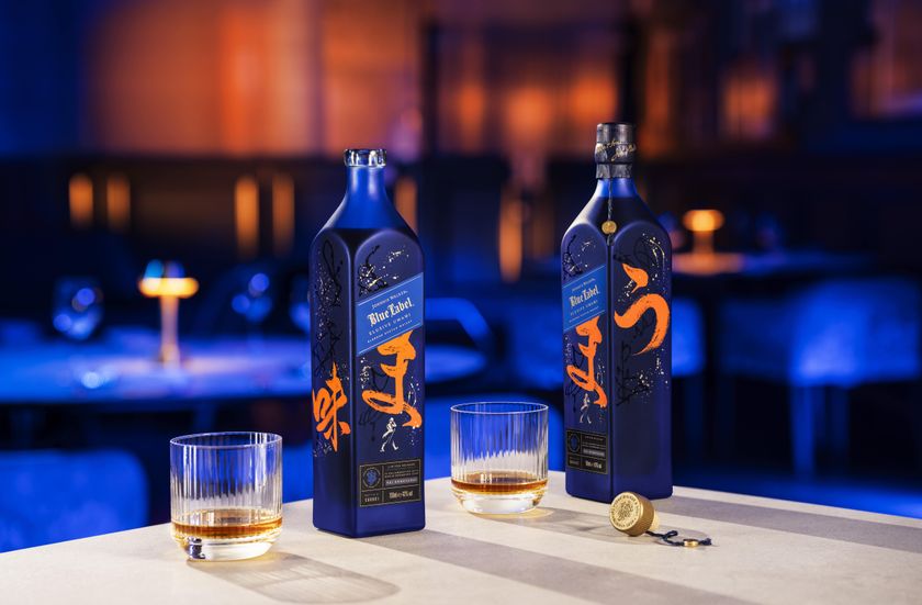 Johnnie Walker Blue Label スコッチウイスキー 角瓶付き Johnnie
