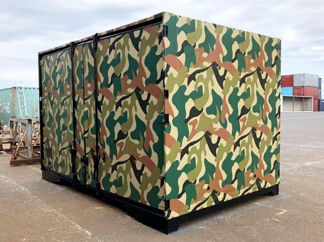 迷彩コンテナ 1坪 2m×2m 迷彩コンテナ 1坪 2m×2m