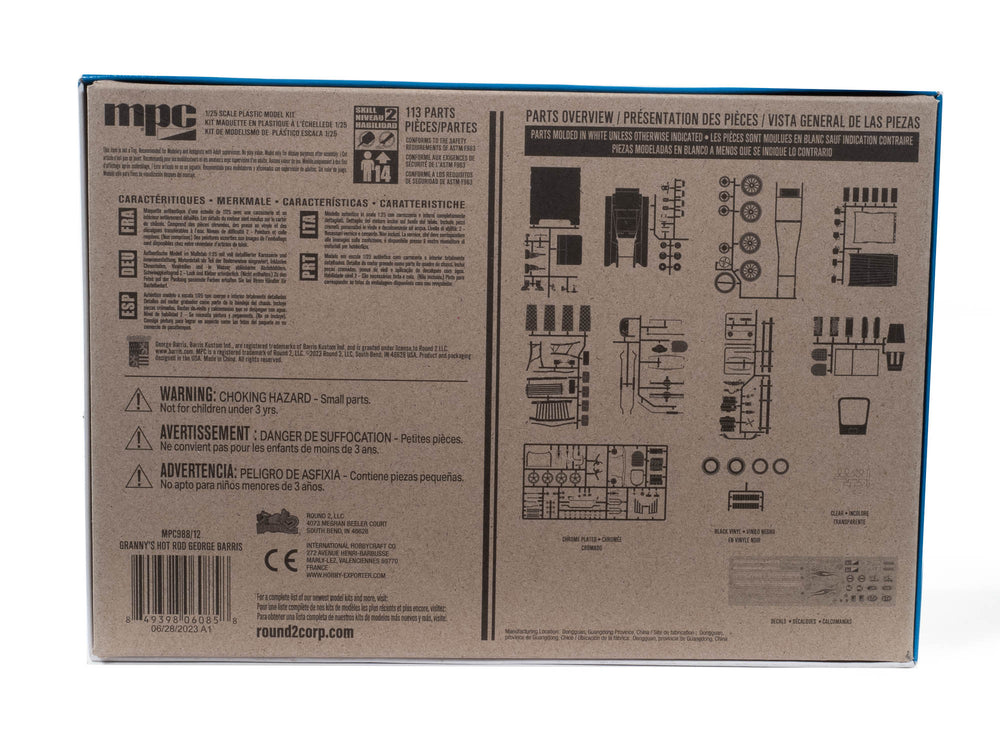 MPC Granny's Hot Rod George Barris 1:25 Scale Model Kit | Auto