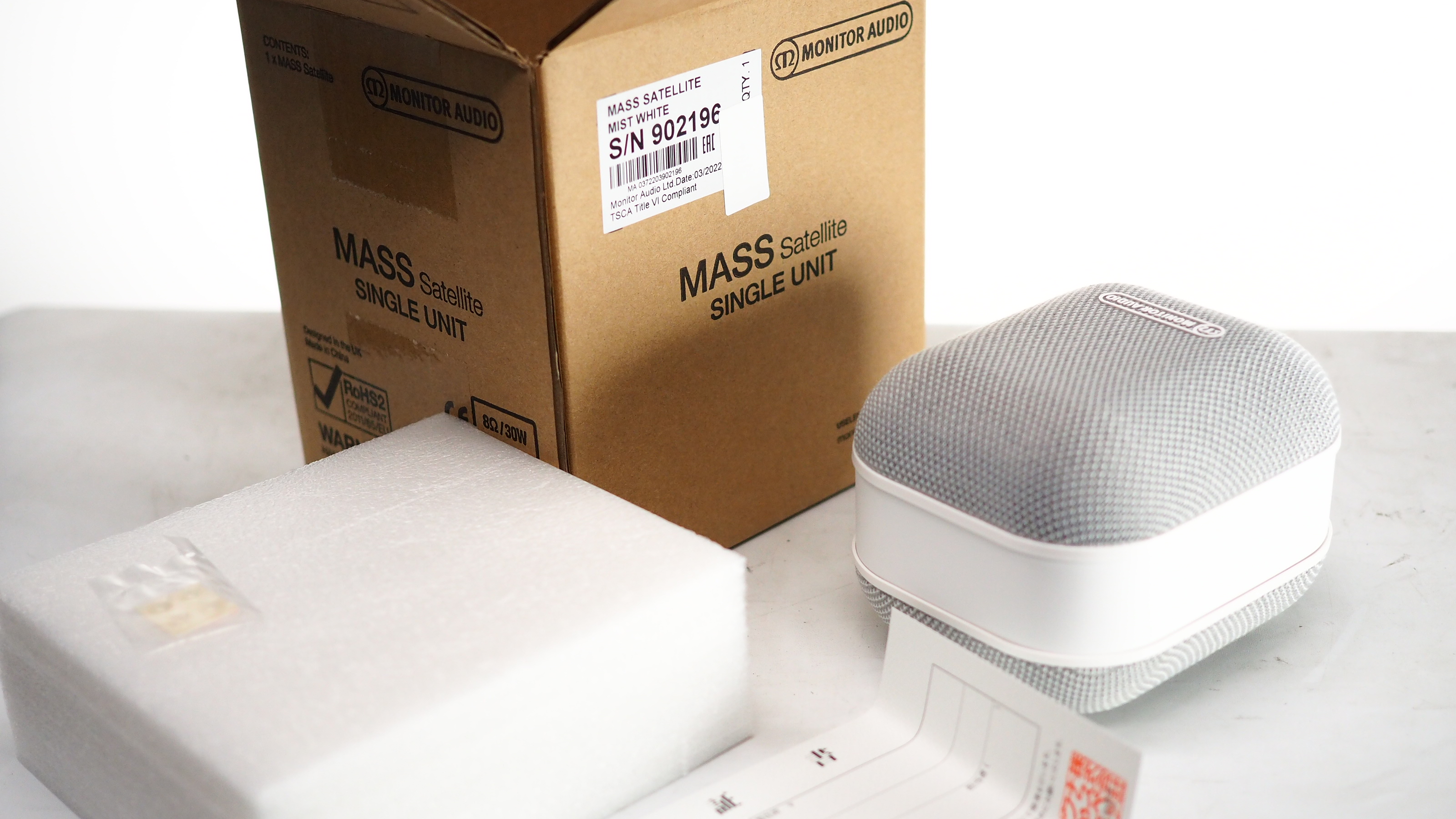 新品未開封】Monitor Audio MASS-2G サブウーファー 白