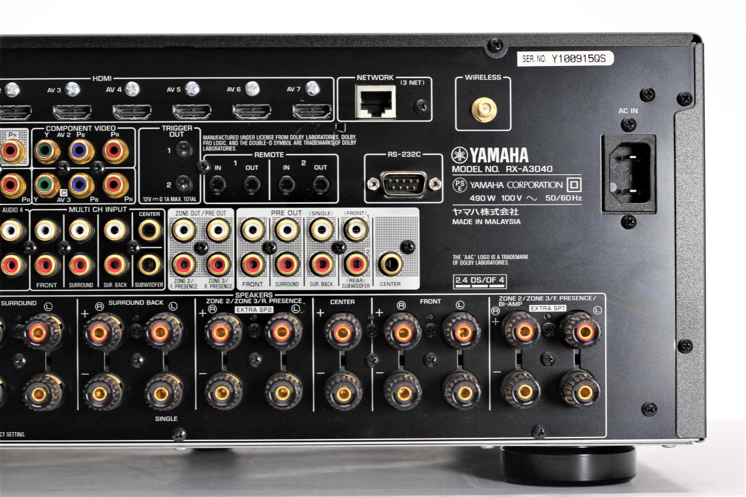 アバックWEB-SHOP / 【中古】YAMAHA RX-A3040【コード21-05139】AVアンプ