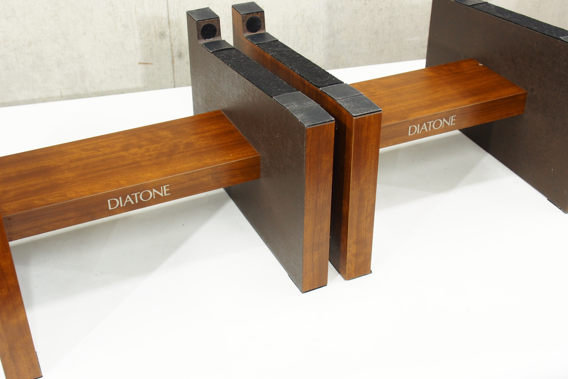 DK-11 セット DIATONE スピーカースタンド ダイアトーン 木製 DIATONE