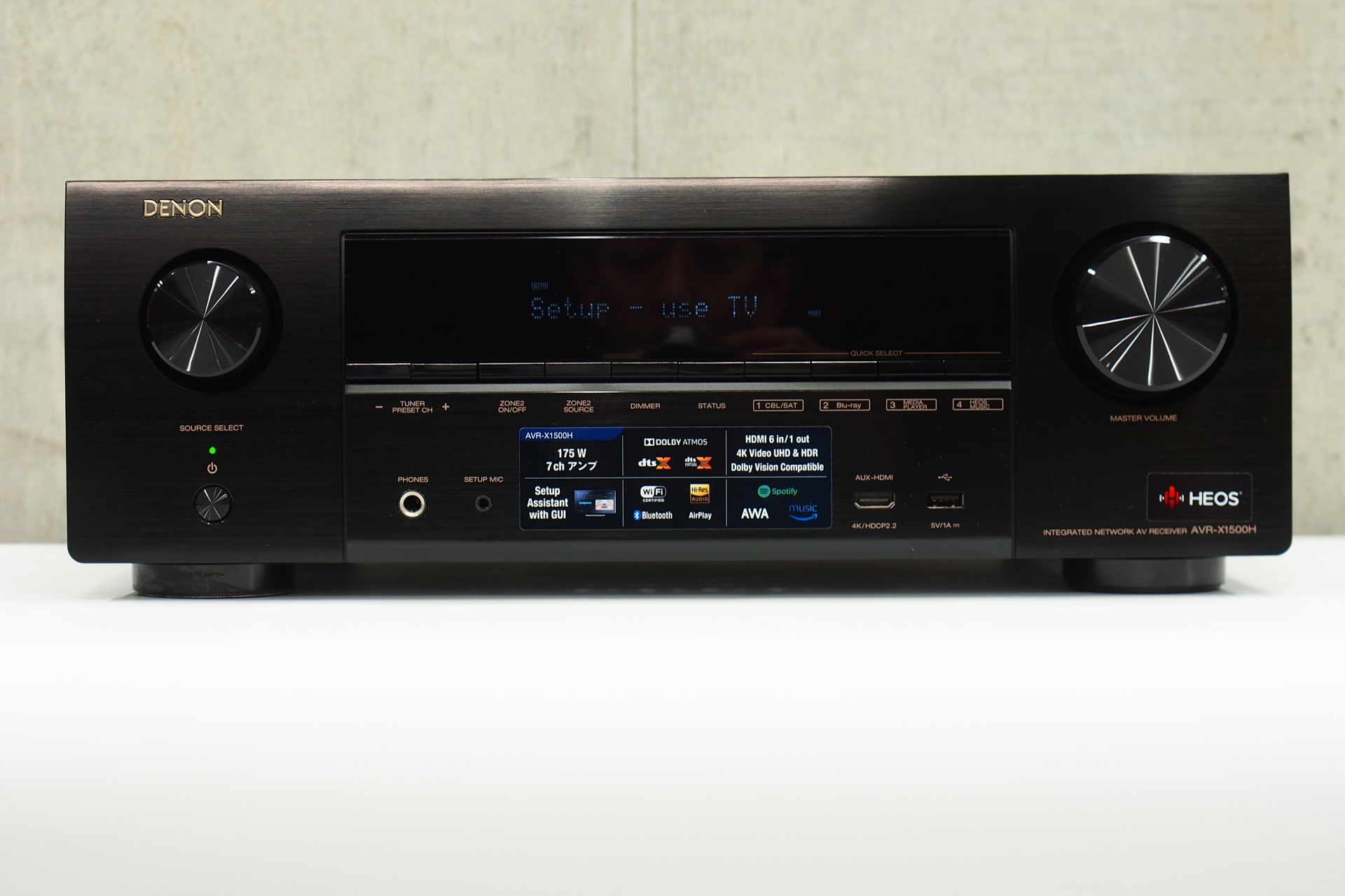 AVR-X1500H AVレシーバー DENON 動作確認済み 付属品あり AVR-X1500H