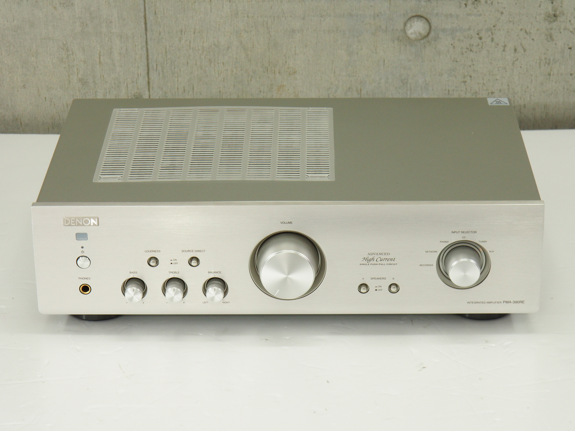 DENON PMA-390REアンプ シルバー DENON PMA-390RE シルバー アンプ