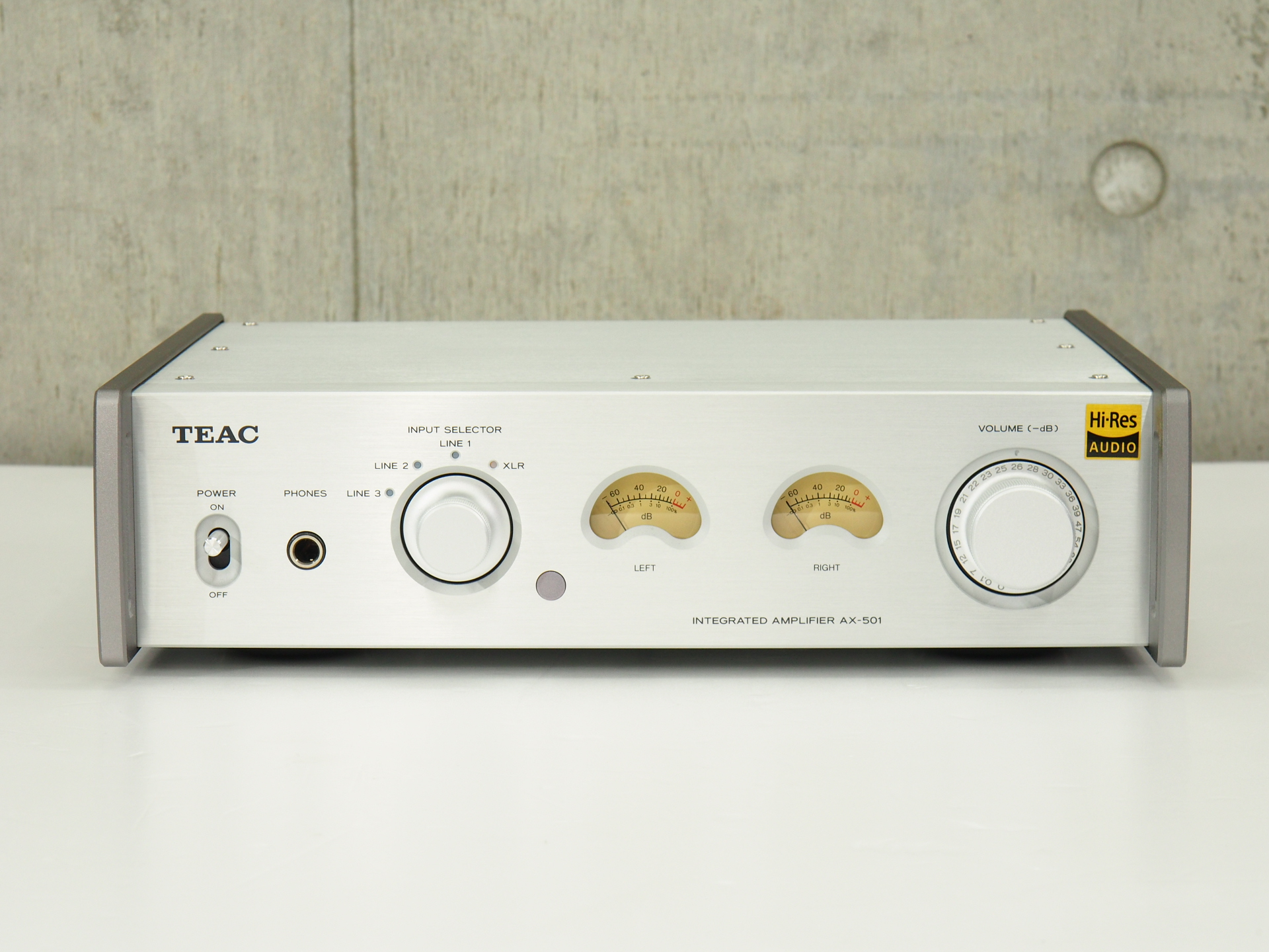 Teac AX-501-S 統合アンプ (シルバー) プリメインアンプ 【公式通販】