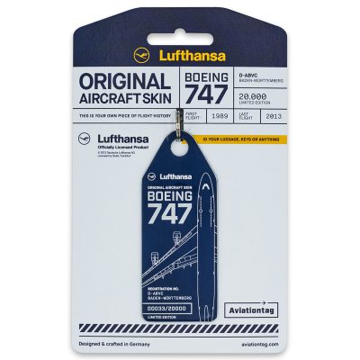スーパーグッピー Aviationtag 青色 スーパーグッピー Aviationtag