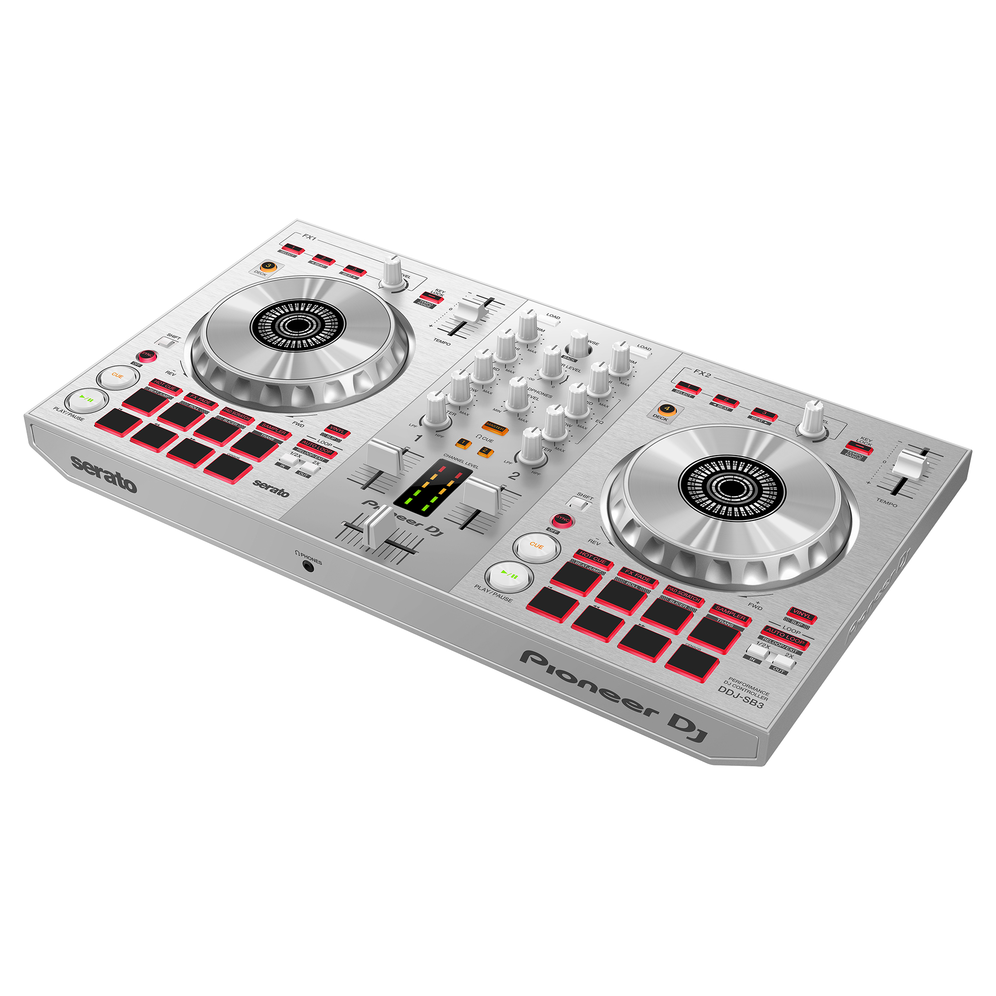 Pioneer DJ DDJ-SB3-S | Limited Edition Silver DJ Controller