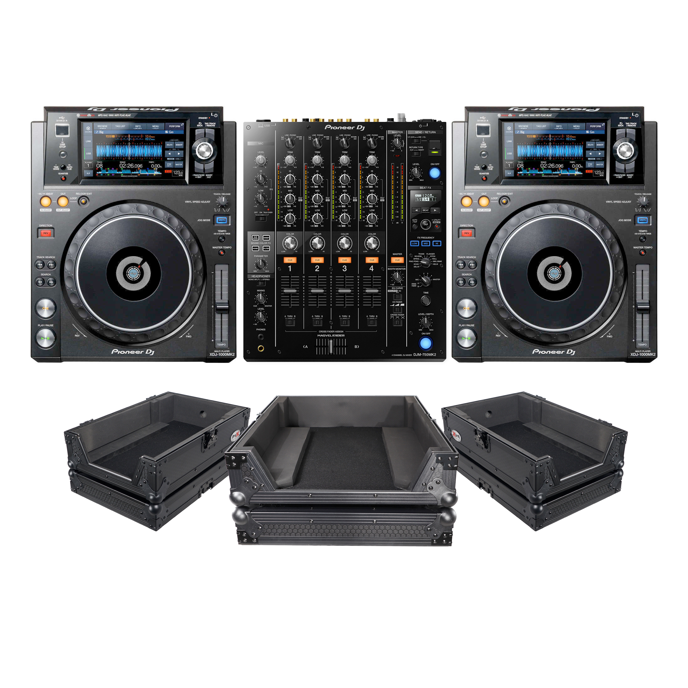XDJ-1000MK2 二台セット XDJ1000mk2 2台セット Pioneer XDJ 1000 MK2 2