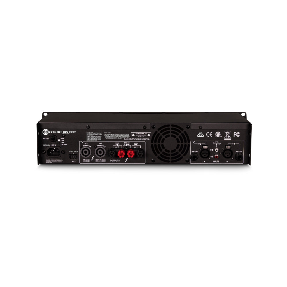 Crown Audio XLS 1002 Stereo Power Amplifier (350W at 4 Ohm) — AV