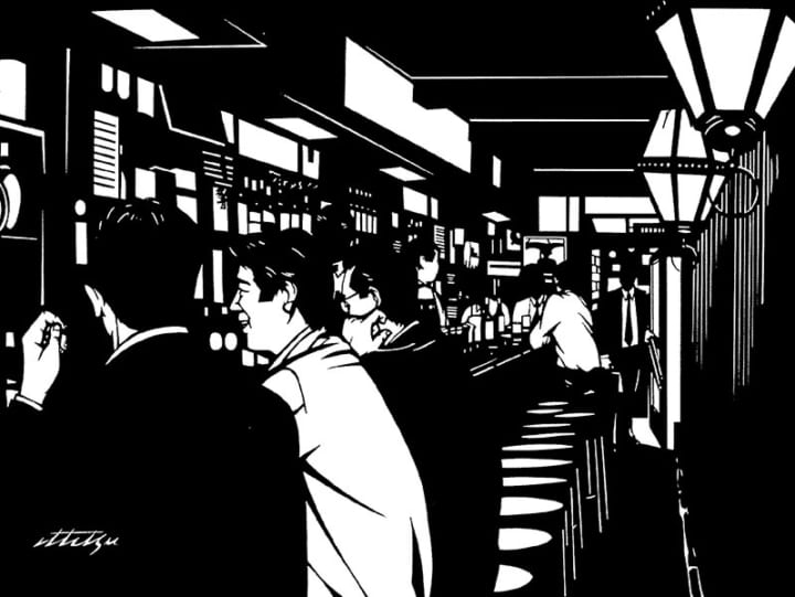 バーカルチャーの魅力を切り絵で表現 切り絵作家 成田一徹作品集