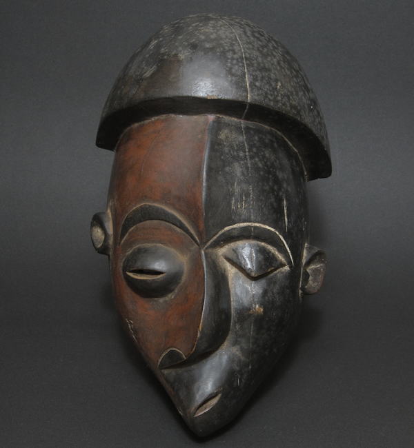アフリカ コンゴ チョクウェ族 マスク 仮面 No.183 木彫り アフリカン