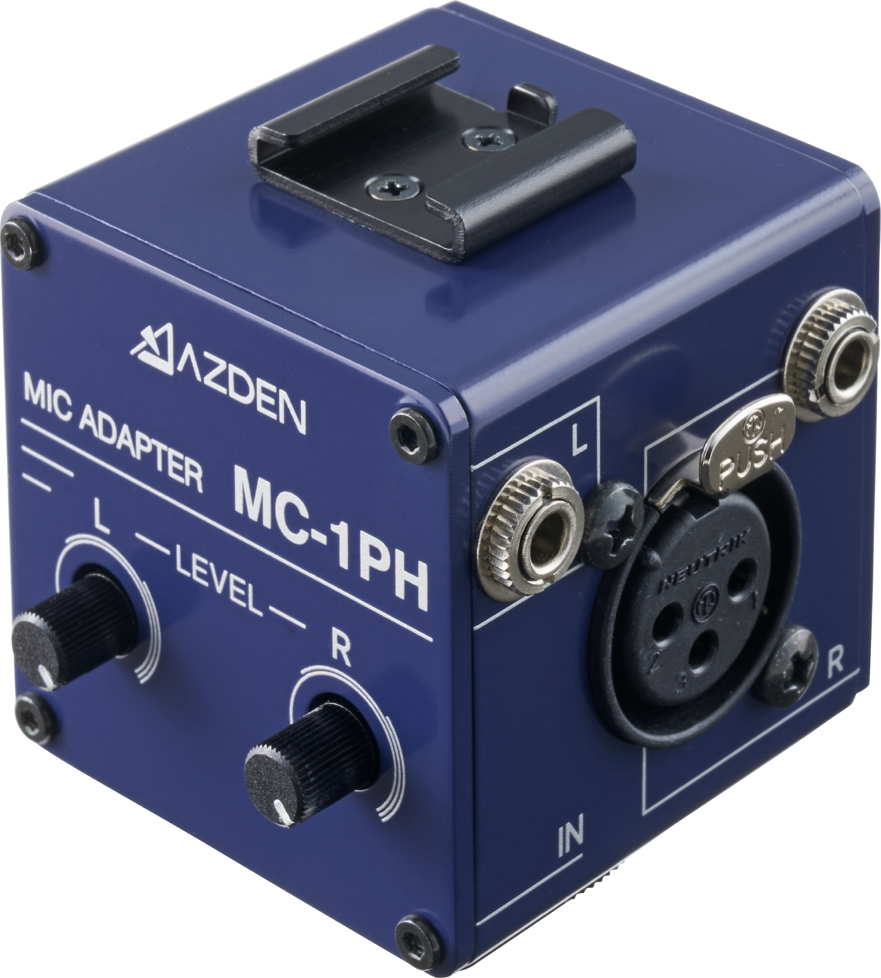 AZDEN FMX-32 アナログミキサー FMX-32a - 3 Channel Portable Mixer