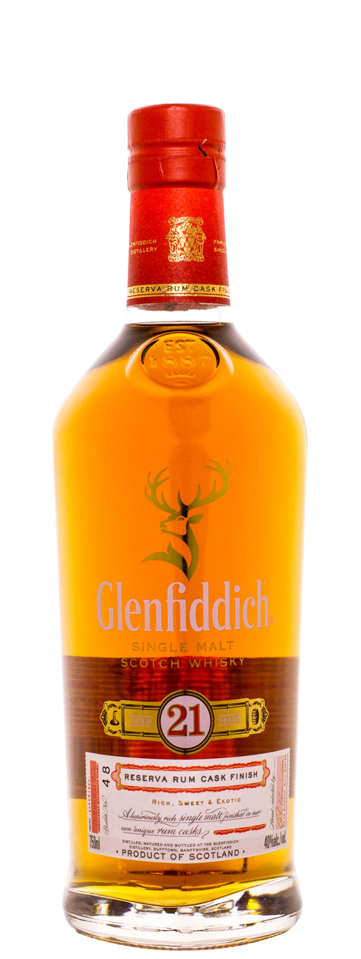 Glenfiddich 21yr Gran Reserva Reserva Rum Cask Finish Single Malt