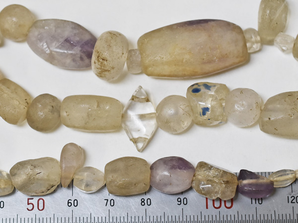 アフガニスタン出土 1500年以前の水晶ビーズ3 アフガニスタン出土 1500