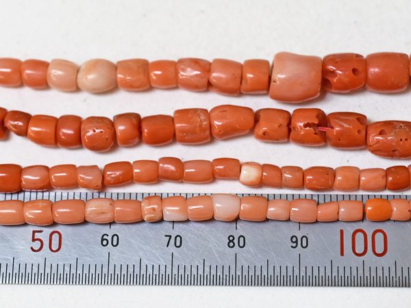 old Tibetan coral ※色味について必ず説明をご確認ください old