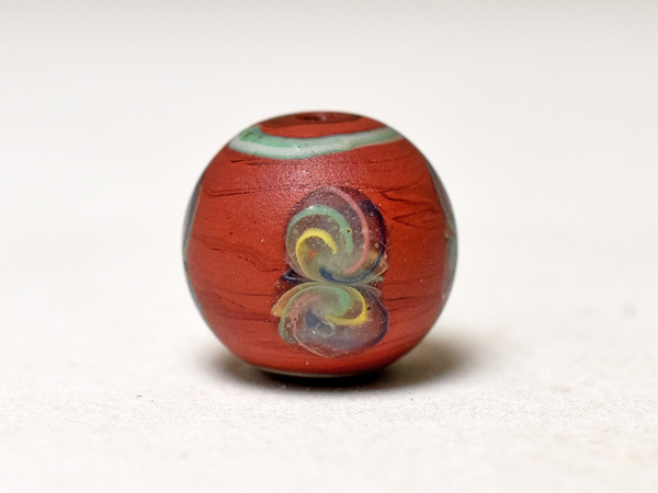 極希少江戸後期◇とんぼ玉（蜻蛉玉）『青』大変美しく細かい細工 練硝子