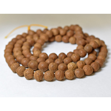 古い小粒の鳳眼菩提樹ビーズ 8個セット 骨董 古い小粒の鳳眼菩提樹