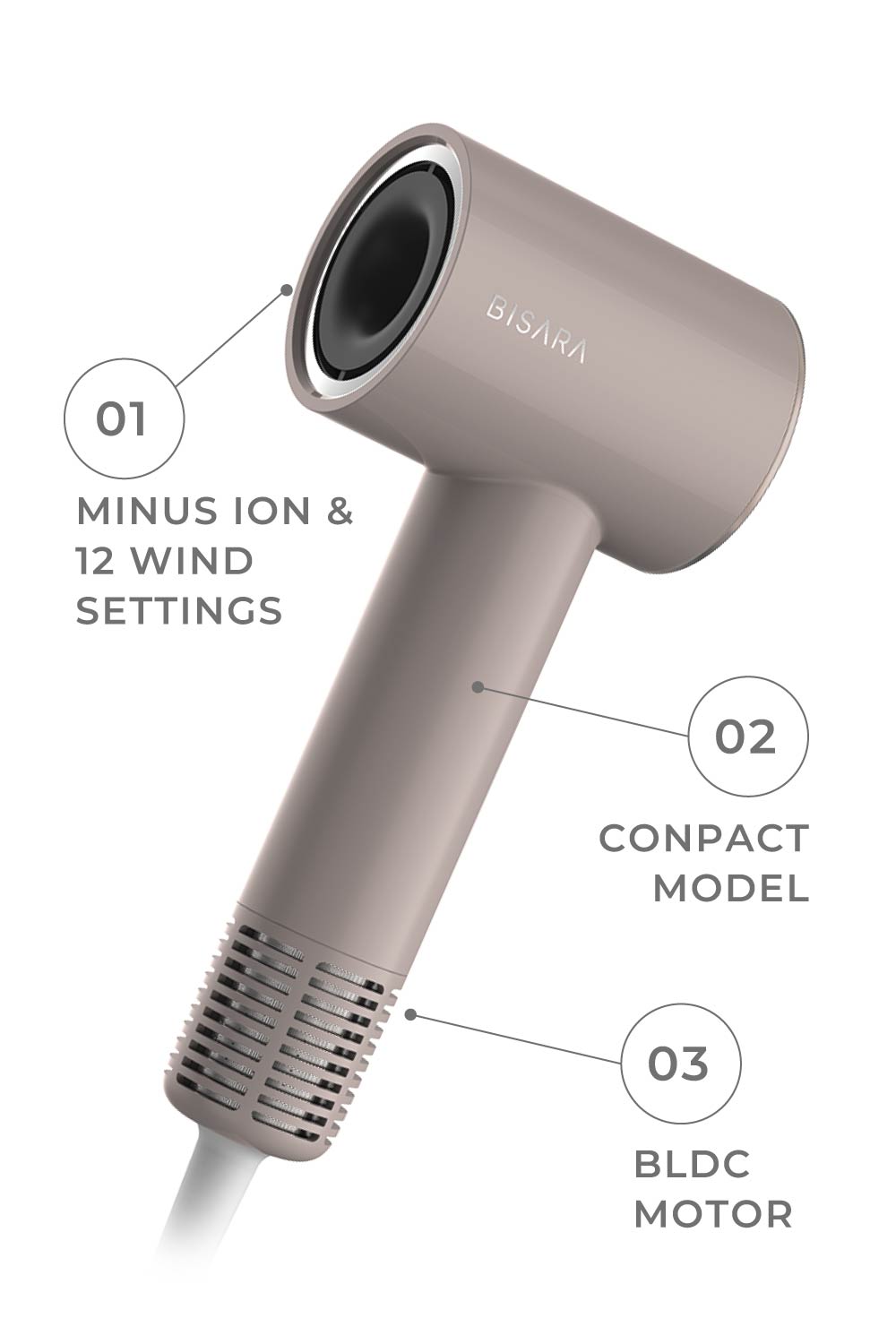 BISARA（ビサラ）｜ハンズフリースタンドヘアドライヤー｜公式代理店