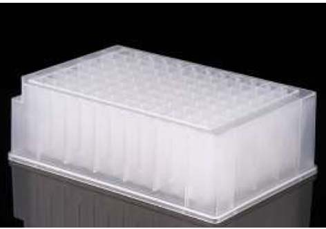 BM - 96ウェルディープウェルプレート 2.0mL V底 スクエアウェル 滅菌