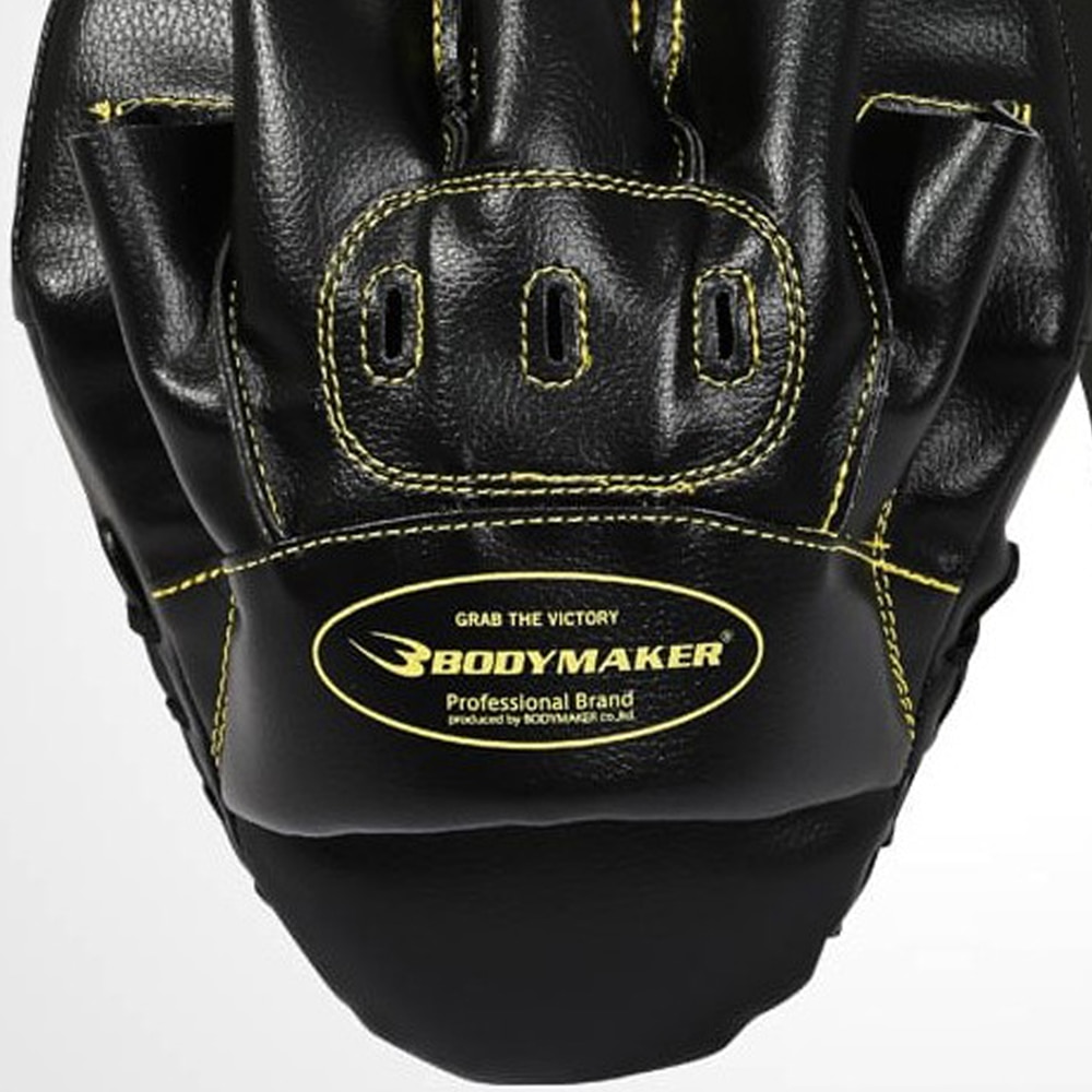 パンチングミットV ブラック×ブラック KM106BKBK｜BODYMAKER（ボディ