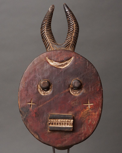 ガーナ購入 バウレ族 コートジボワール プレプレマスク 仮面 アフリカ ③