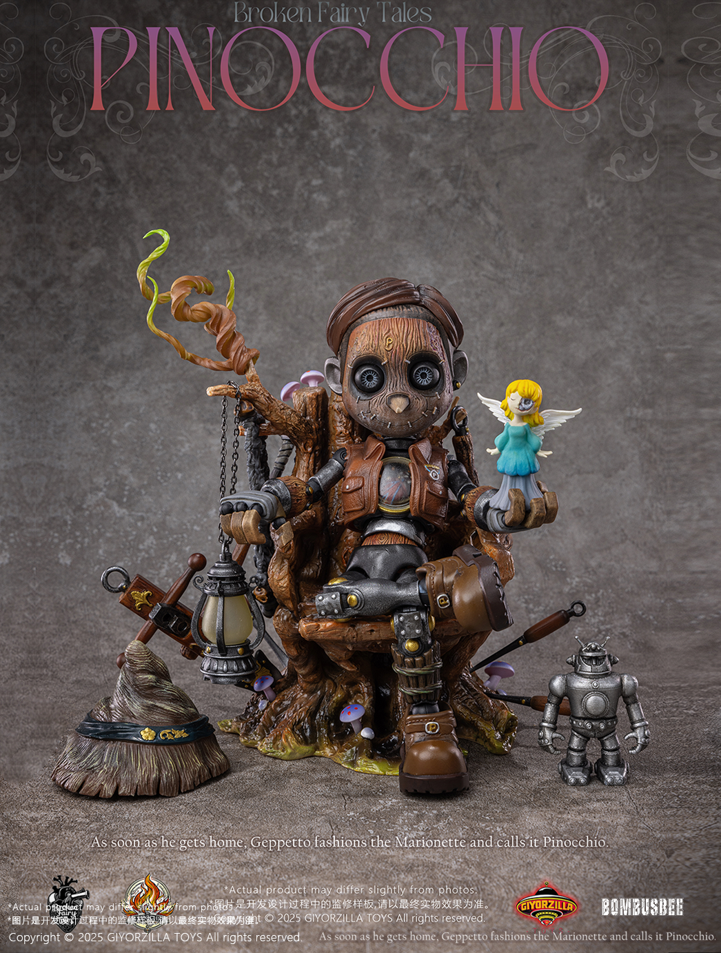 GIYORZILLA TOYS A001 1/6 Broken Fairy Tales Pinocchio- Bombusbee