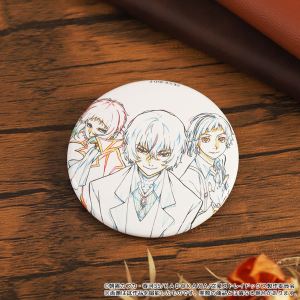 文豪ストレイドッグス 缶バッジセット／原画集 中原中也: キャラグッズ