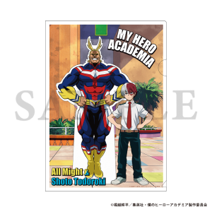 僕のヒーローアカデミア クリアファイル オールマイトといっしょ 緑谷