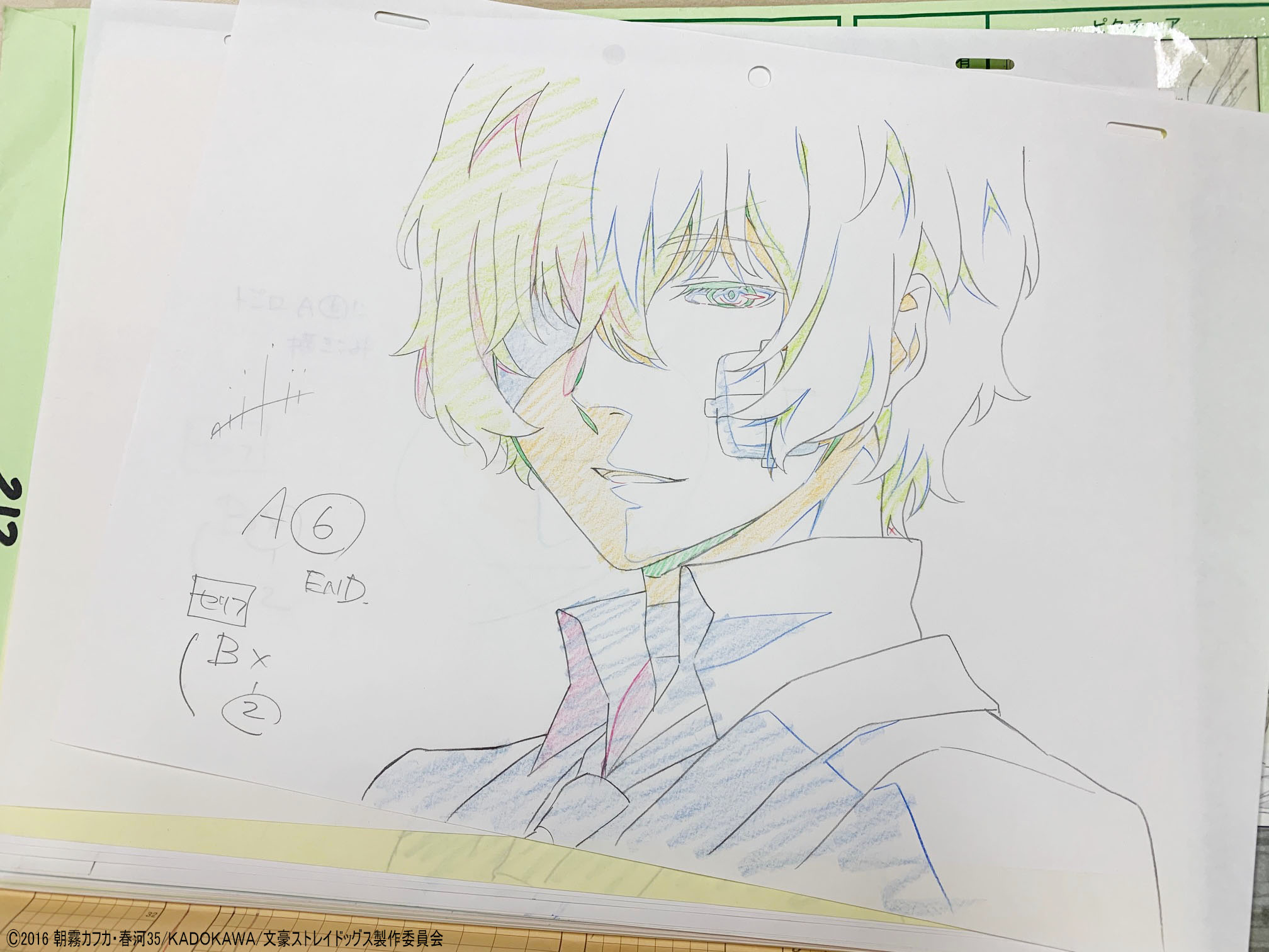 文豪ストレイドッグス原画集-第2集- 制作日記1106｜YOTALOG｜BONES