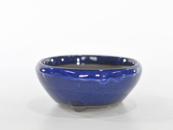 希少 瀬戸焼 瑠璃釉 骨董 盆栽鉢 盆栽 植木鉢 希少 瀬戸焼 瑠璃釉 骨董